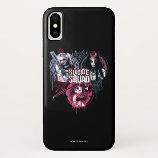 Suicide Squad | Squad Girls Graffiti Abzeichen iPhone X Hülle