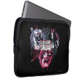 Suicide Squad | Squad Girls Graffiti Abzeichen Laptopschutzhülle (Vorne Rechts)