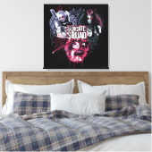 Suicide Squad | Squad Girls Graffiti Abzeichen Leinwanddruck (Insitu (Schlafzimmer))