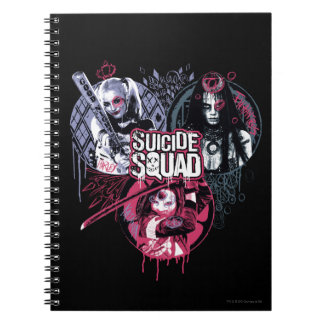 Suicide Squad | Squad Girls Graffiti Abzeichen Notizblock