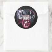 Suicide Squad | Squad Girls Graffiti Abzeichen Runder Aufkleber (Tasche)