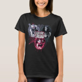 Suicide Squad | Squad Girls Graffiti Abzeichen T-Shirt (Vorderseite)