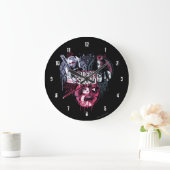 Suicide Squad | Squad Girls Graffiti Badges Große Wanduhr (Zuhause)