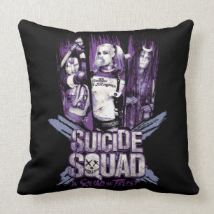 Suicide Squad   Squad Girls "In Squad We Trust" Kissen