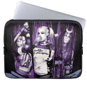 Suicide Squad   Squad Girls "In Squad We Trust" Laptopschutzhülle