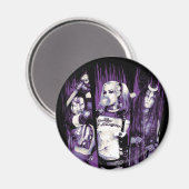 Suicide Squad | Squad Girls "In Squad We Trust" Magnet (Vorderseite/Rückseite)