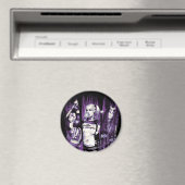 Suicide Squad | Squad Girls "In Squad We Trust" Magnet (In Situ (Geschirrspüler))