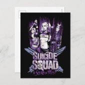 Suicide Squad | Squad Girls "In Squad We Trust" Postkarte (Vorne/Hinten)