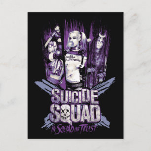 Suicide Squad   Squad Girls "In Squad We Trust" Postkarte