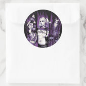 Suicide Squad | Squad Girls "In Squad We Trust" Runder Aufkleber (Tasche)