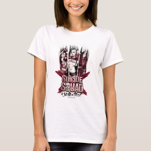 Suicide Squad | Squad Girls "In Squad We Trust" T-Shirt (Vorderseite)