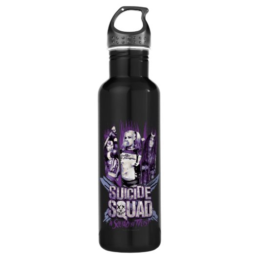 Suicide Squad | Squad Girls "In Squad We Trust" Trinkflasche (Vorderseite)
