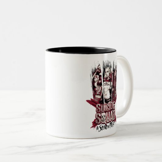 Suicide Squad | Squad Girls "In Squad We Trust" Zweifarbige Tasse (VorderseiteRechts)