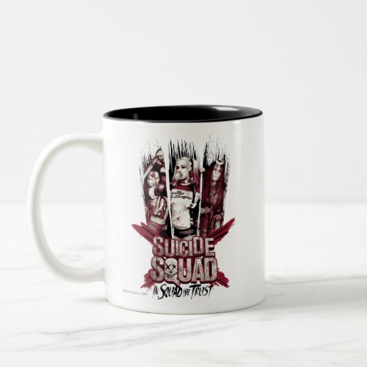 Suicide Squad | Squad Girls "In Squad We Trust" Zweifarbige Tasse (Links)
