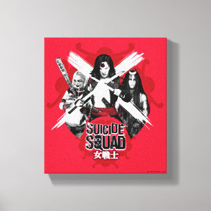 Suicide Squad Squad Girls Leinwanddruck