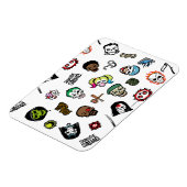 Suicide Squad | Suicide Squad Emoji Pattern Magnet (Linke Seite)