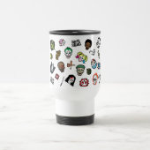 Suicide Squad | Suicide Squad Emoji Pattern Reisebecher (Mittel)