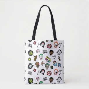 Suicide Squad Suicide Squad Emoji Pattern Tasche