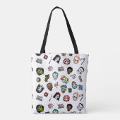 Suicide Squad | Suicide Squad Emoji Pattern Tasche (Rückseite)