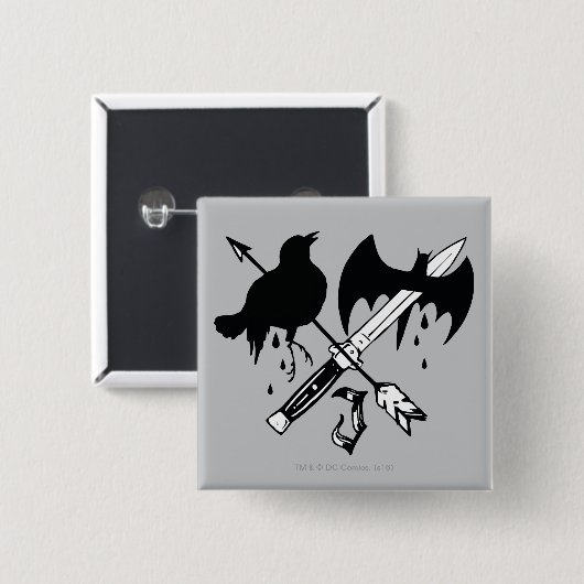 Suicide Squad | Symbol für Joker Button (Vorne & Hinten)