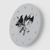 Suicide Squad | Symbol für Joker Große Wanduhr (Winkel)