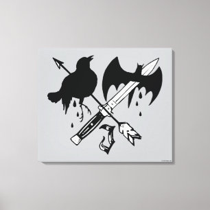 Suicide Squad Symbol für Joker Leinwanddruck