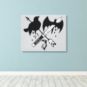 Suicide Squad | Symbol für Joker Leinwanddruck (Insitu (Holzboden))