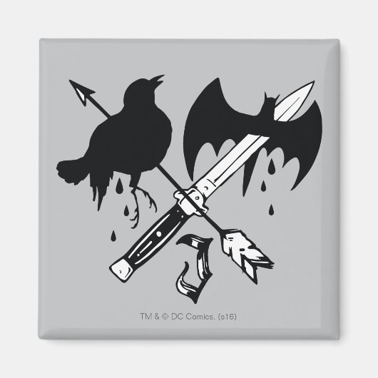 Suicide Squad | Symbol für Joker Magnet (Vorne)