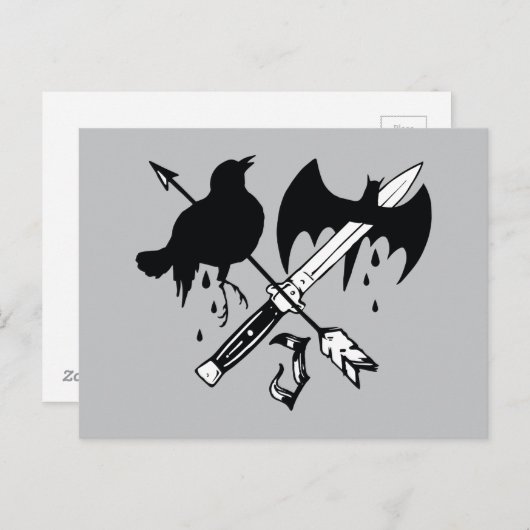 Suicide Squad | Symbol für Joker Postkarte (Vorne/Hinten)