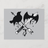 Suicide Squad | Symbol für Joker Postkarte (Vorderseite)