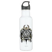 Suicide Squad | Symbole der Verzauberung Tattoo Ar Edelstahlflasche (Vorderseite)