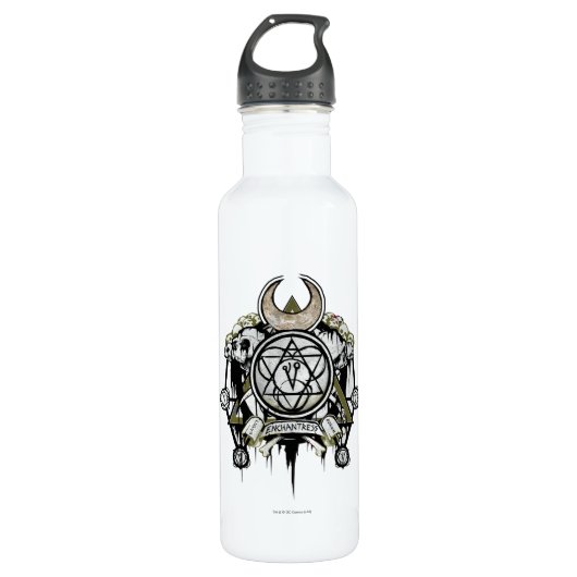 Suicide Squad | Symbole der Verzauberung Tattoo Ar Edelstahlflasche (Vorderseite)