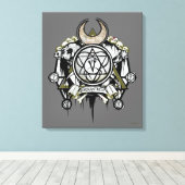 Suicide Squad | Symbole der Verzauberung Tattoo Ar Leinwanddruck (Insitu (Holzboden))