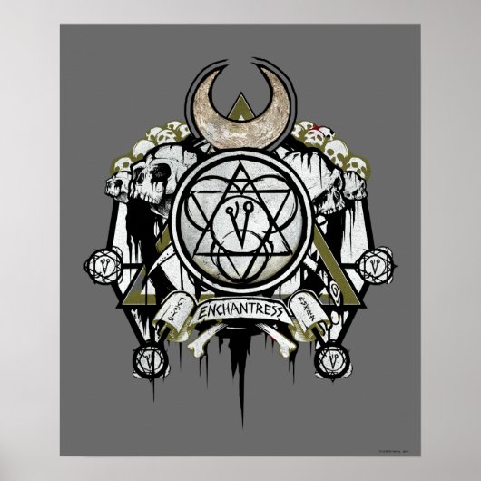 Suicide Squad | Symbole der Verzauberung Tattoo Ar Poster (Vorne)