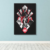 Suicide Squad | Task Force X Japanisch Grafik Leinwanddruck (Insitu (Holzboden))