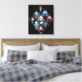 Suicide Squad | Task Force X Karton Leinwanddruck (Insitu (Schlafzimmer))