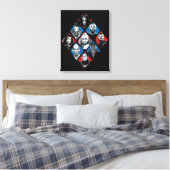 Suicide Squad | Task Force X Karton Leinwanddruck (Insitu (Schlafzimmer))