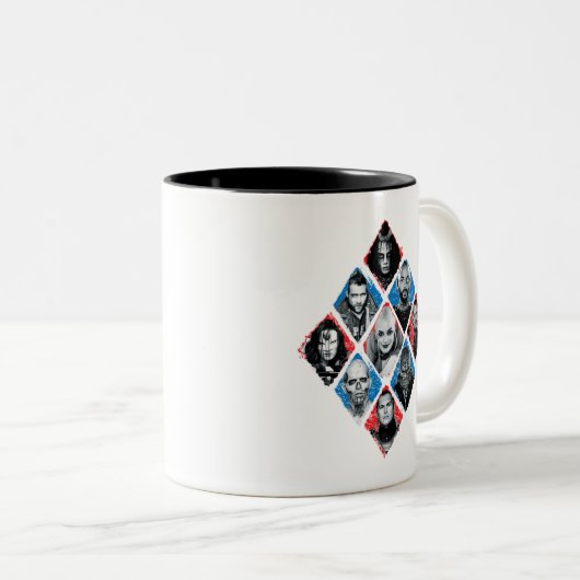 Suicide Squad | Task Force X Karton Zweifarbige Tasse (VorderseiteRechts)