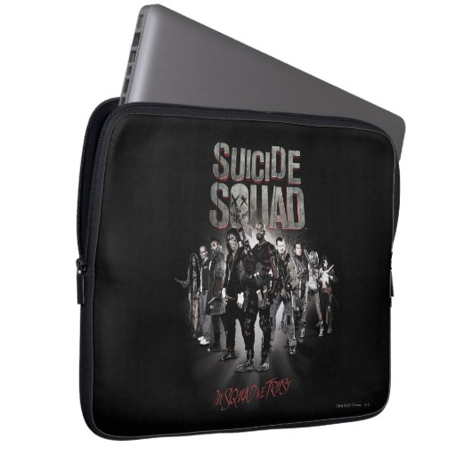 Suicide Squad Task Force X Lineup Laptopschutzhülle (Vorne Rechts)
