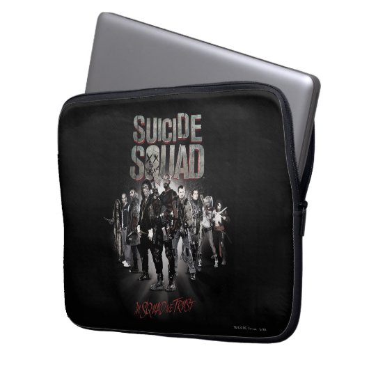 Suicide Squad Task Force X Lineup Laptopschutzhülle (Vorderseite Links)