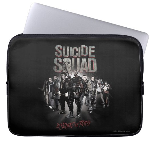 Suicide Squad Task Force X Lineup Laptopschutzhülle (Vorderseite)