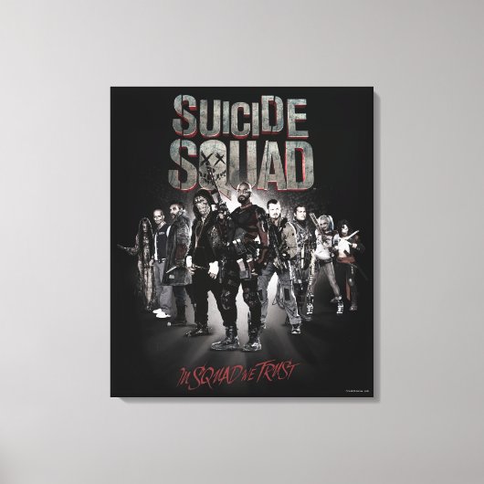 Suicide Squad Task Force X Lineup Leinwanddruck (Vorderseite)