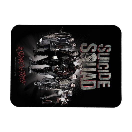 Suicide Squad Task Force X Lineup Magnet (Horizontal)