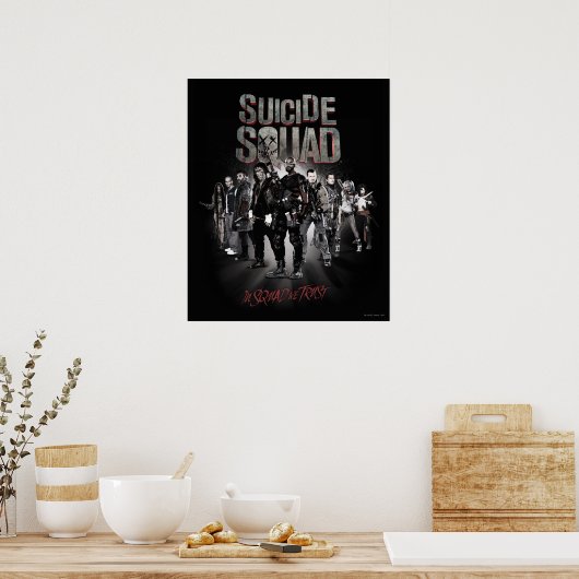 Suicide Squad Task Force X Lineup Poster (Küche)