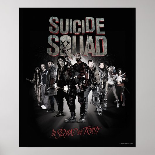 Suicide Squad Task Force X Lineup Poster (Vorne)