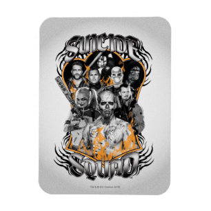 Suicide Squad   Task Force X Stamm Tattoo Magnet