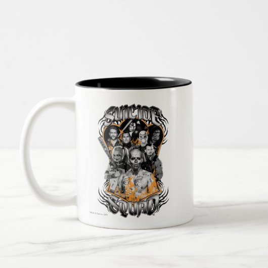 Suicide Squad | Task Force X Stamm Tattoo Zweifarbige Tasse (Links)