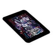 Suicide Squad | Task Force X Typografy Foto Magnet (Rechte Seite)