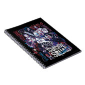 Suicide Squad | Task Force X Typografy Foto Notizblock (Rechte Seite)