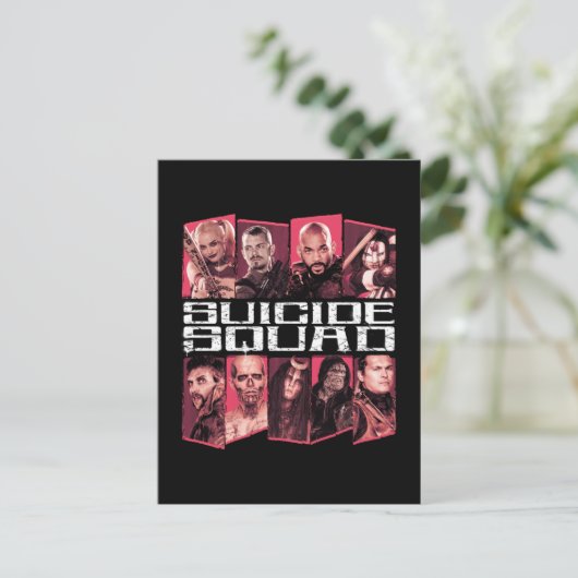 Suicide Squad | Taskforce X Group Emblem Postkarte (Stehend Vorderseite)